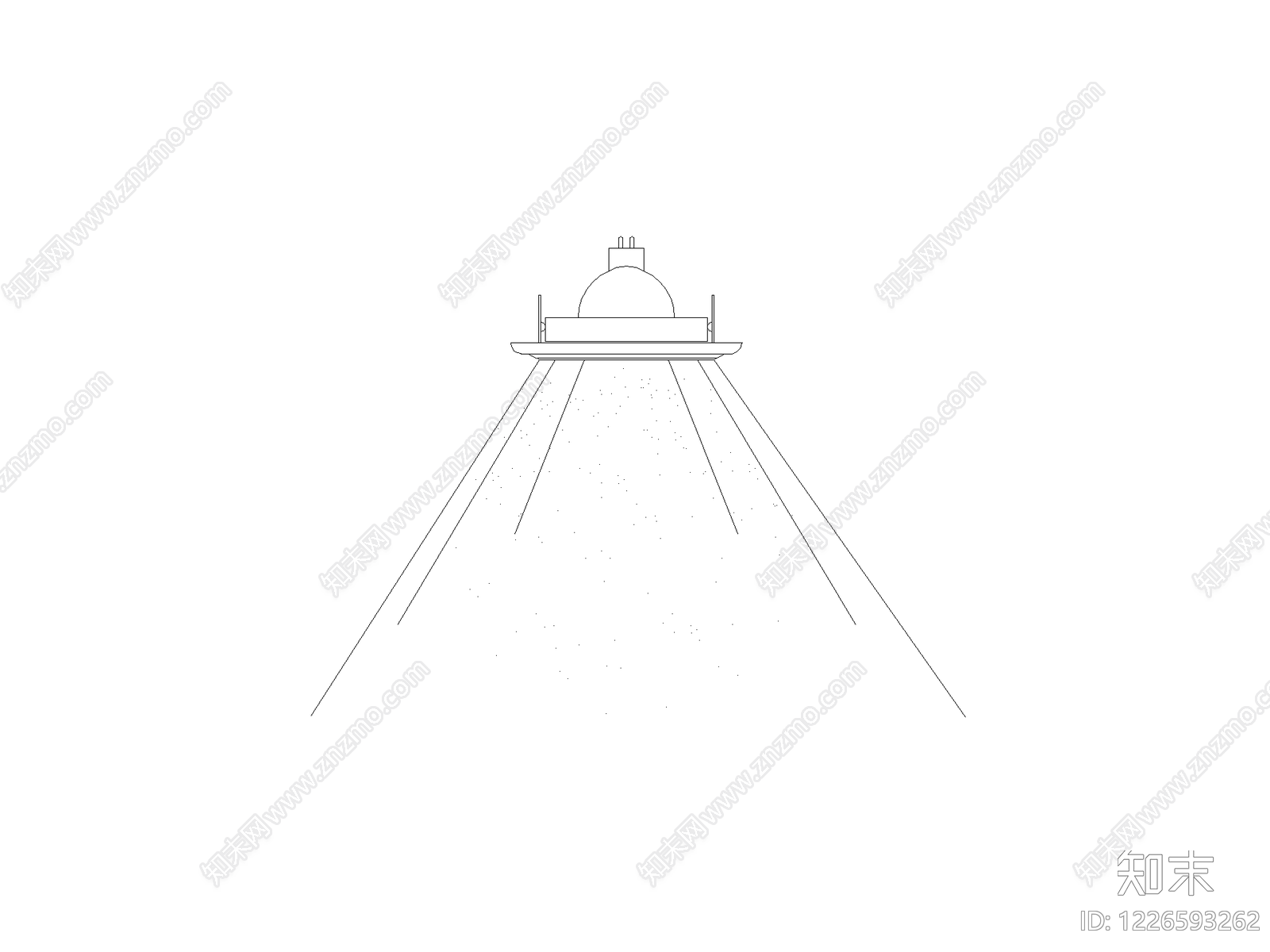 灯具图块cad施工图下载【ID:1226593262】