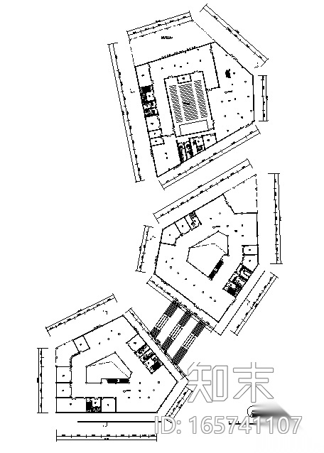 [重庆]江津一院四馆两中心概念设计方案（含施工图，su模...cad施工图下载【ID:165741107】
