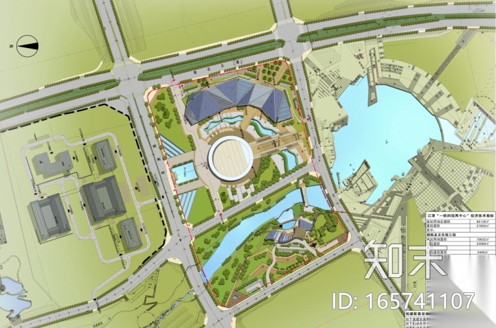 [重庆]江津一院四馆两中心概念设计方案（含施工图，su模...cad施工图下载【ID:165741107】