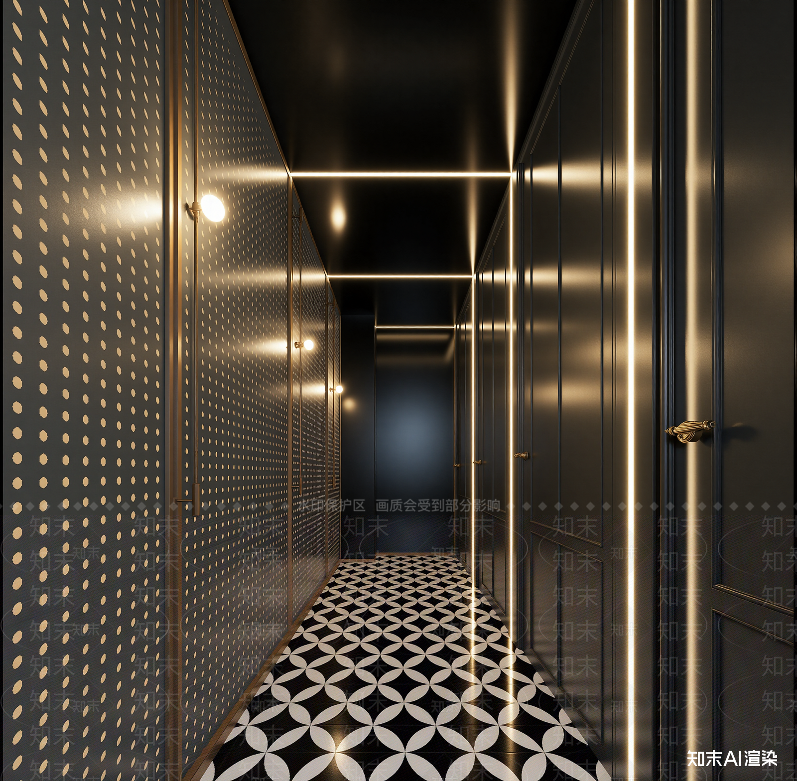 现代玄关3D模型下载【ID:1221709569】