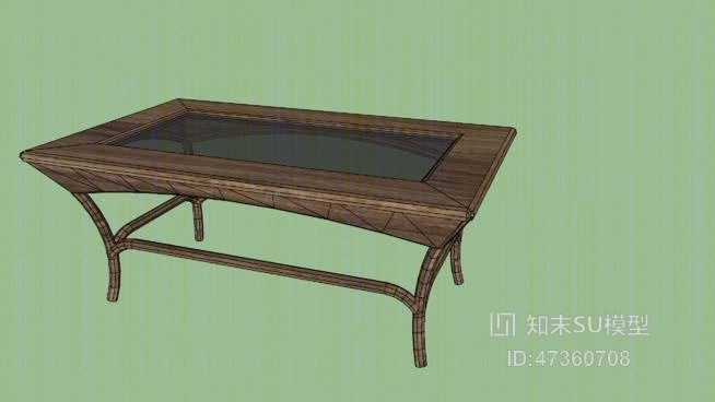 功夫茶几SU模型下载【ID:617868219】