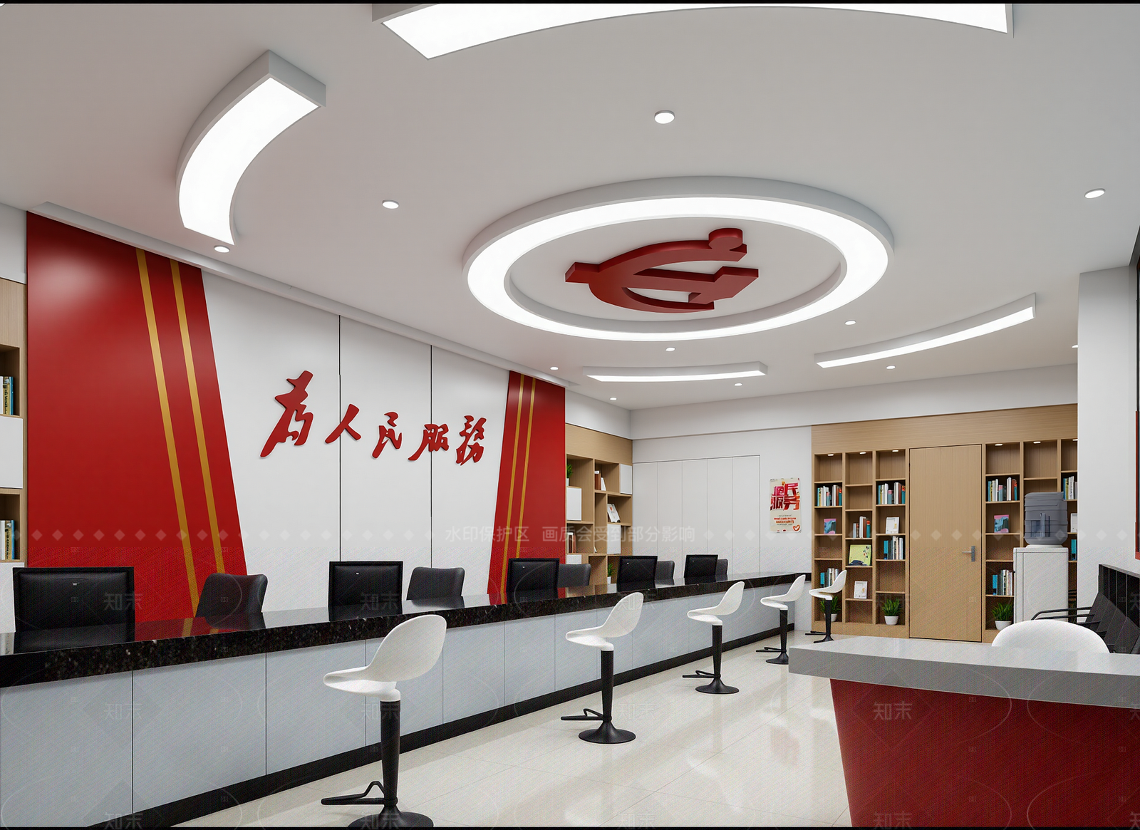 现代银行3D模型下载【ID:1214985845】