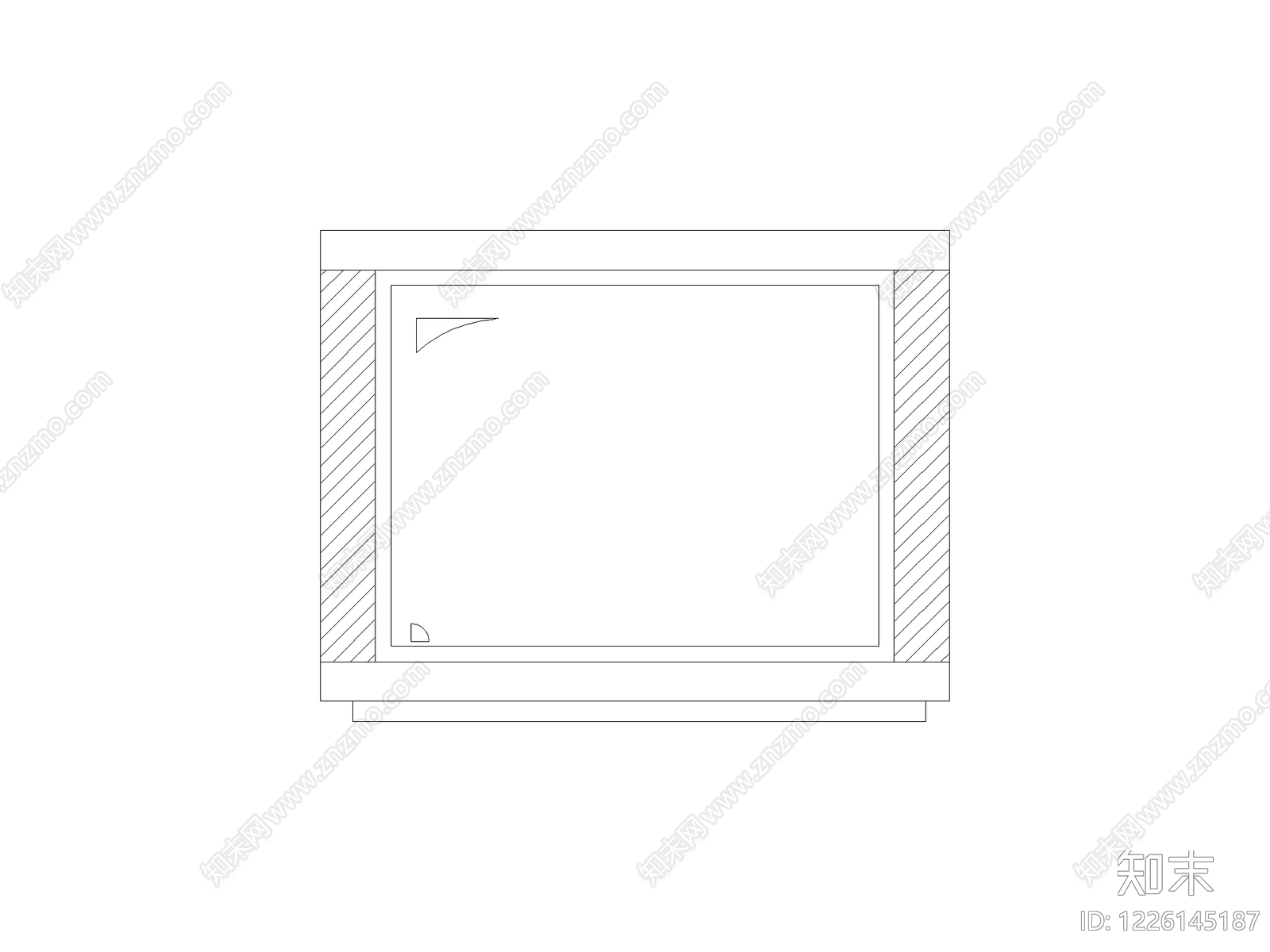 柜子cad施工图下载【ID:1226145187】