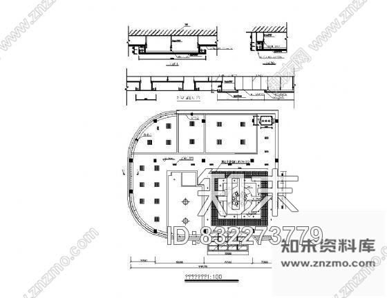 图块/节点售楼中心吊顶详图Ⅱcad施工图下载【ID:832273779】