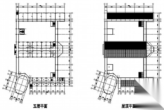 某四十八班小学建筑单体方案（带效果图）cad施工图下载【ID:166553156】