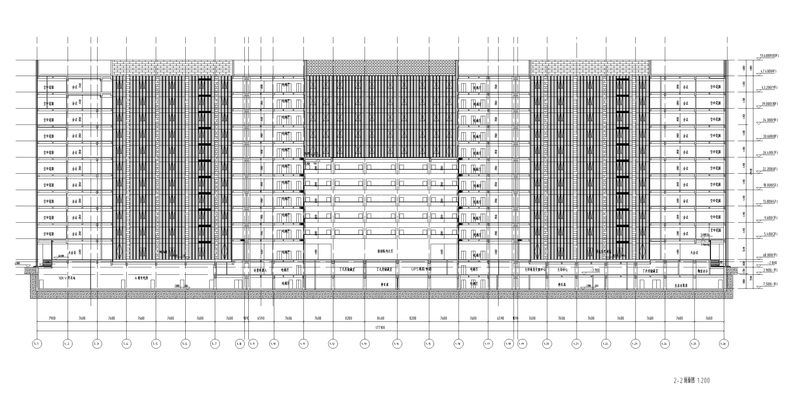 [江苏]金坛市行政中心双楼办公楼施工图+节能报告书（CA...cad施工图下载【ID:149946101】