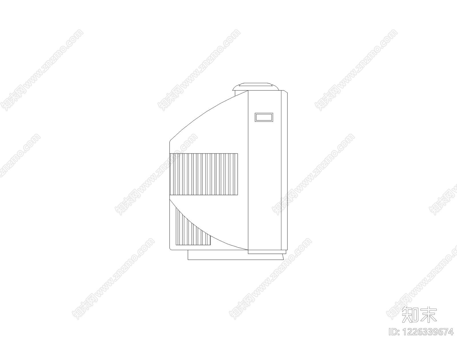 现代柜子CAD图纸