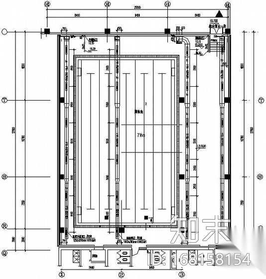 [北京]游泳池暖通及给排水系统设计图纸cad施工图下载【ID:168158154】