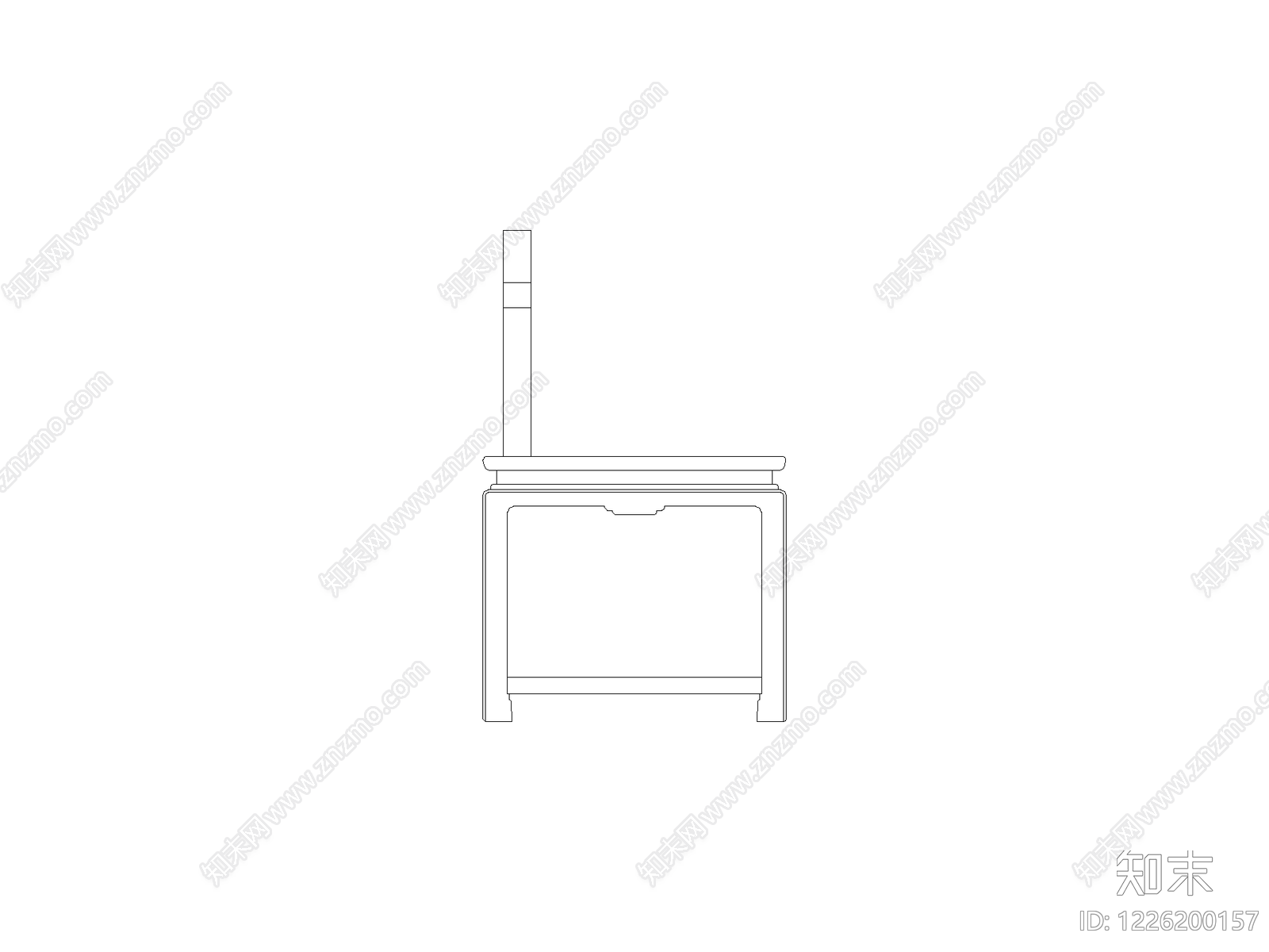 柜子cad施工图下载【ID:1226200157】