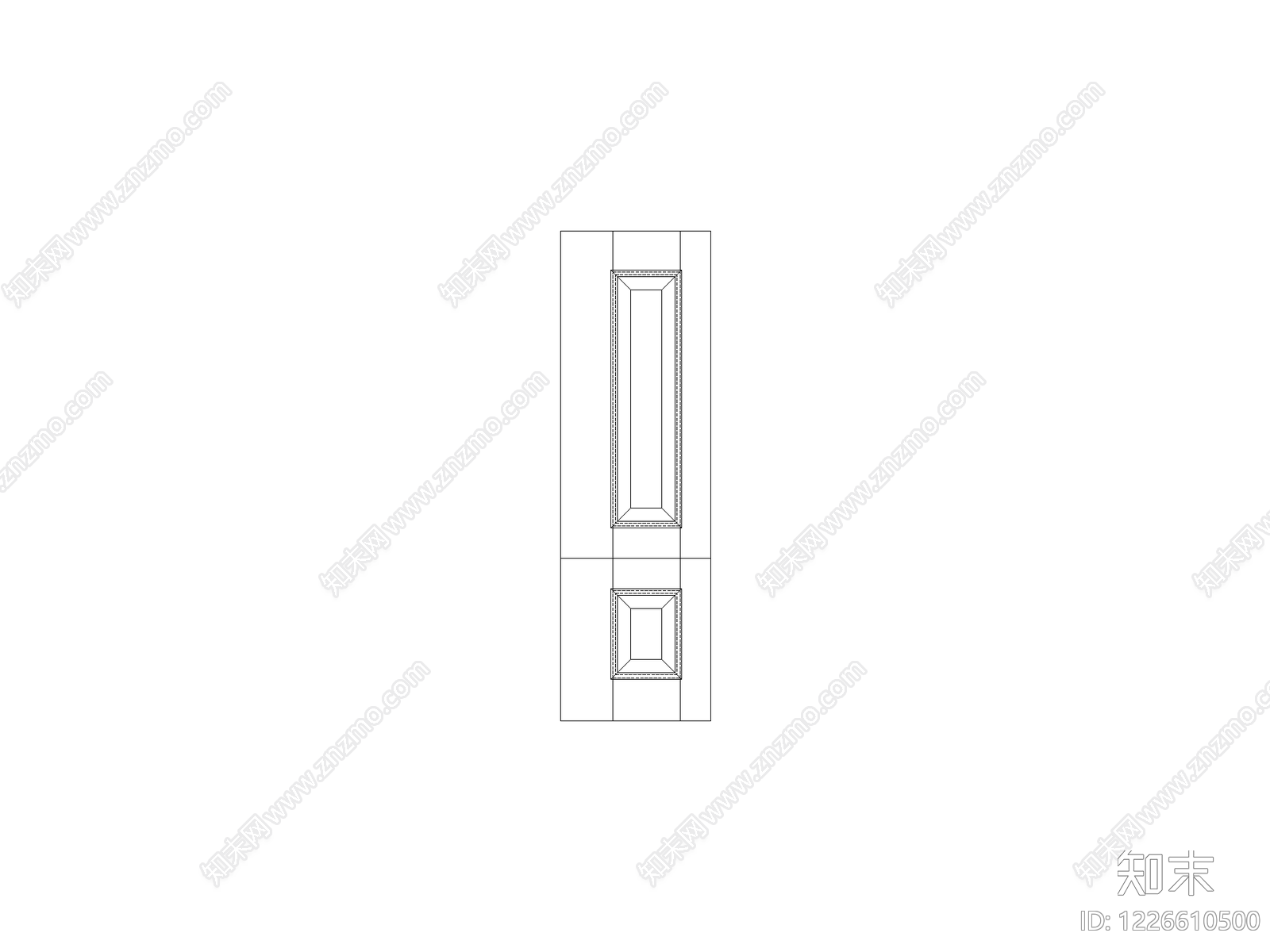柜门CAD图纸