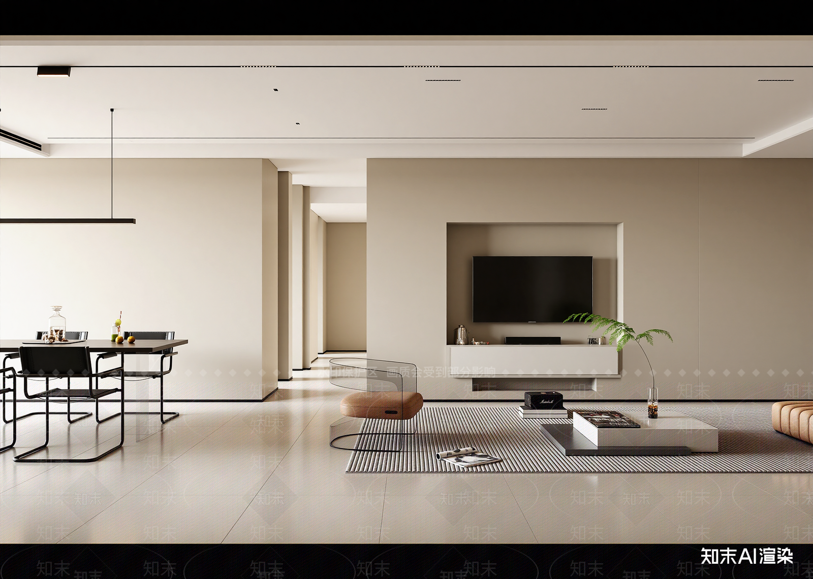 现代客餐厅3D模型下载【ID:1215051723】