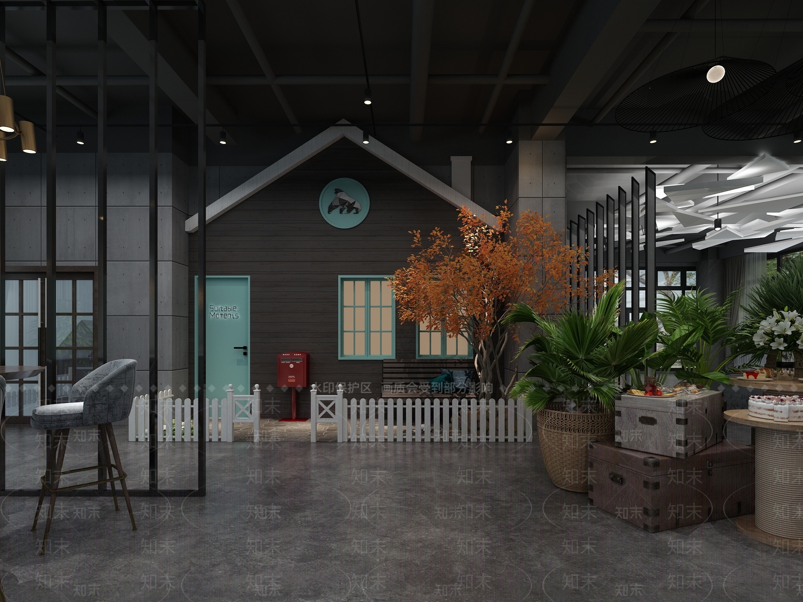 现代前台3D模型下载【ID:133194011】