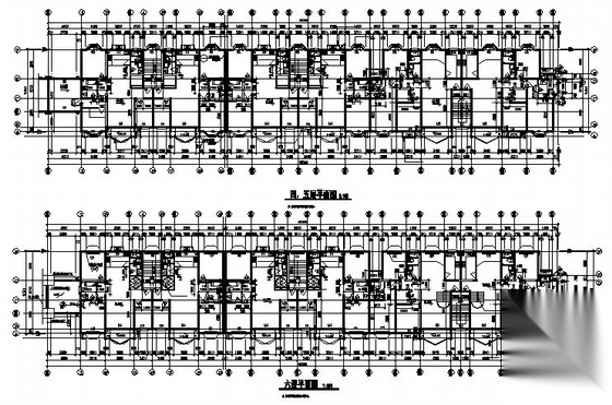 [碧天家园]二期某六层商住楼建筑施工图cad施工图下载【ID:168464100】