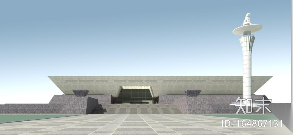 河南西部某博物馆建筑方案设计文本（CAD+文本）.施工图下载【ID:164867131】