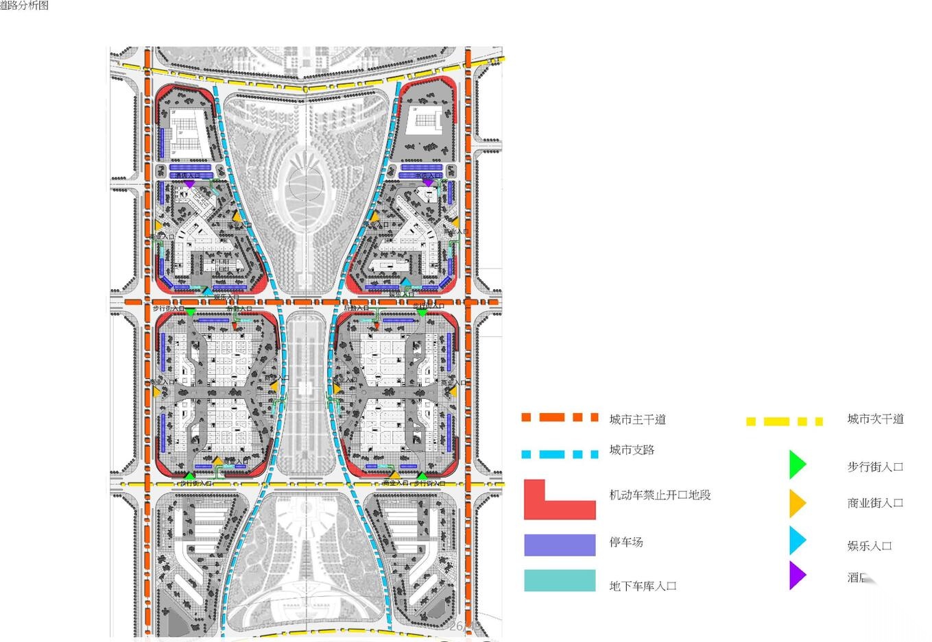 [上海]上海庙镇核心商业区建筑群方案设计文本cad施工图下载【ID:167220123】