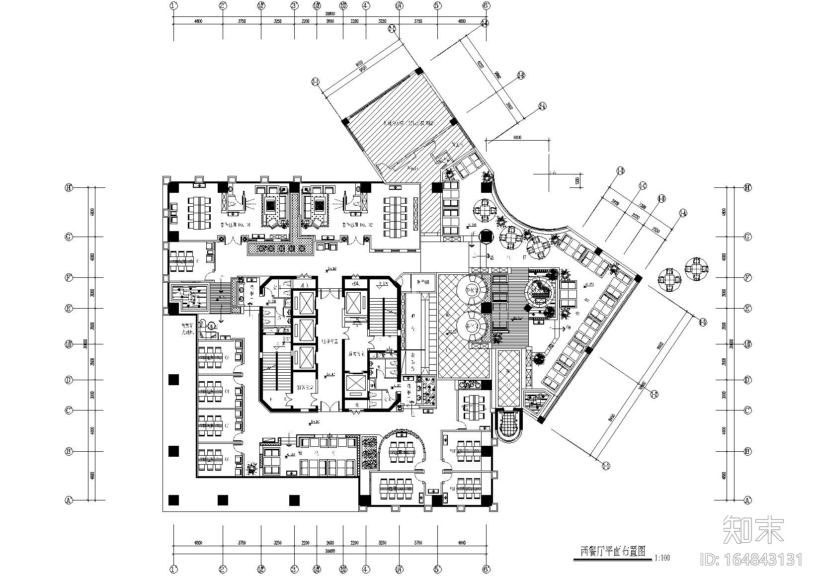 [四川]重庆欧式咖啡厅装饰施工图+效果图cad施工图下载【ID:164843131】