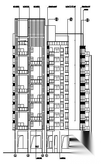 某十层塔式住宅建筑施工图施工图下载【ID:149879153】