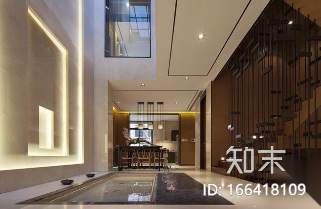 琚宾--合肥中海蜀山(原山)别墅样板间高清实景图cad施工图下载【ID:166418109】