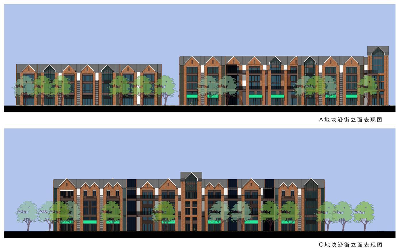 [上海]欧陆风格车亭公路居住区全套建筑方案文本设计（...cad施工图下载【ID:149867157】