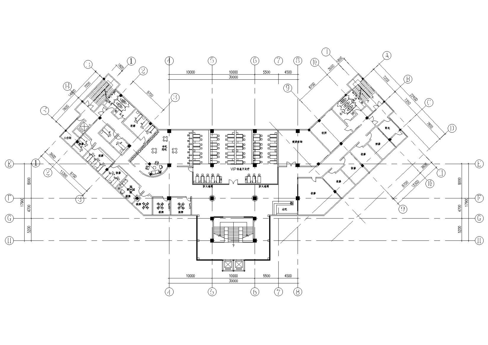 苏州温泉度假酒店施工图+景观及建筑效果图cad施工图下载【ID:160731126】