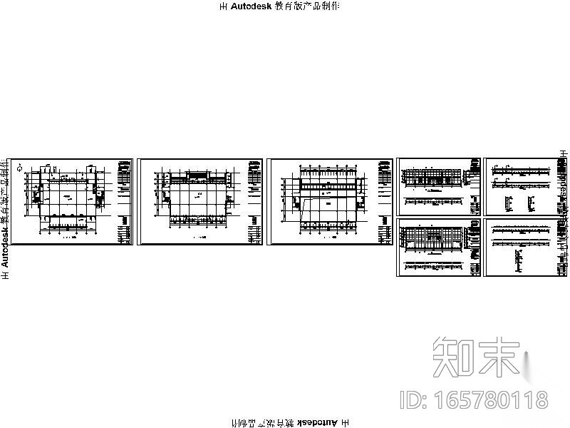 某总部办公基地玻璃幕墙施工图cad施工图下载【ID:165780118】