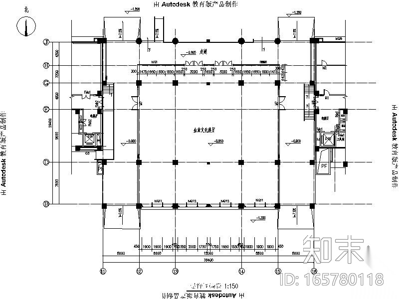 某总部办公基地玻璃幕墙施工图cad施工图下载【ID:165780118】