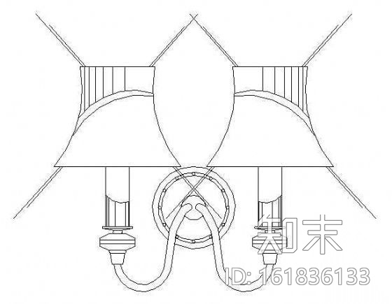 壁灯图块5cad施工图下载【ID:161836133】