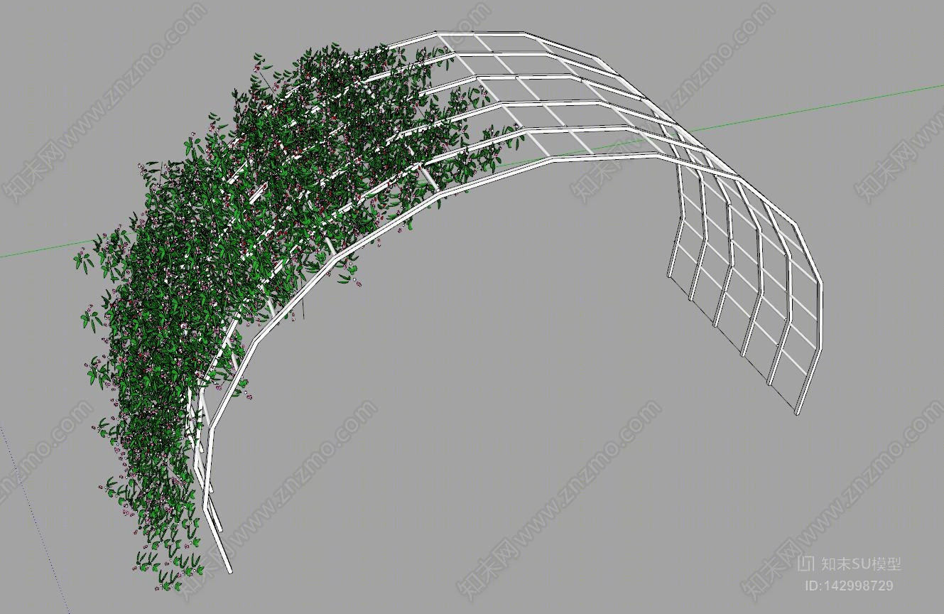 展示花架SU模型下载【ID:142998729】
