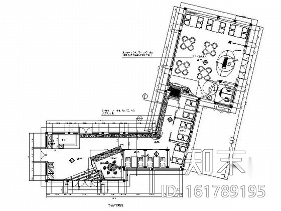 某中式茶馆设计室内局部装修图cad施工图下载【ID:161789195】