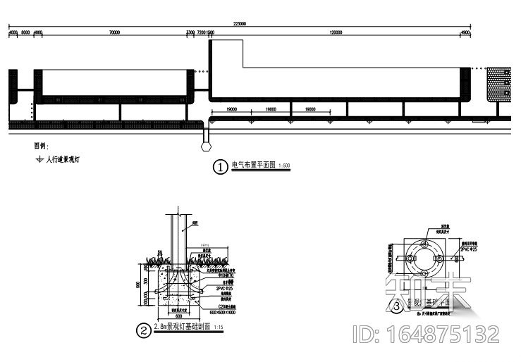 [广西]蒙山文化街改造设计施工图cad施工图下载【ID:164875132】