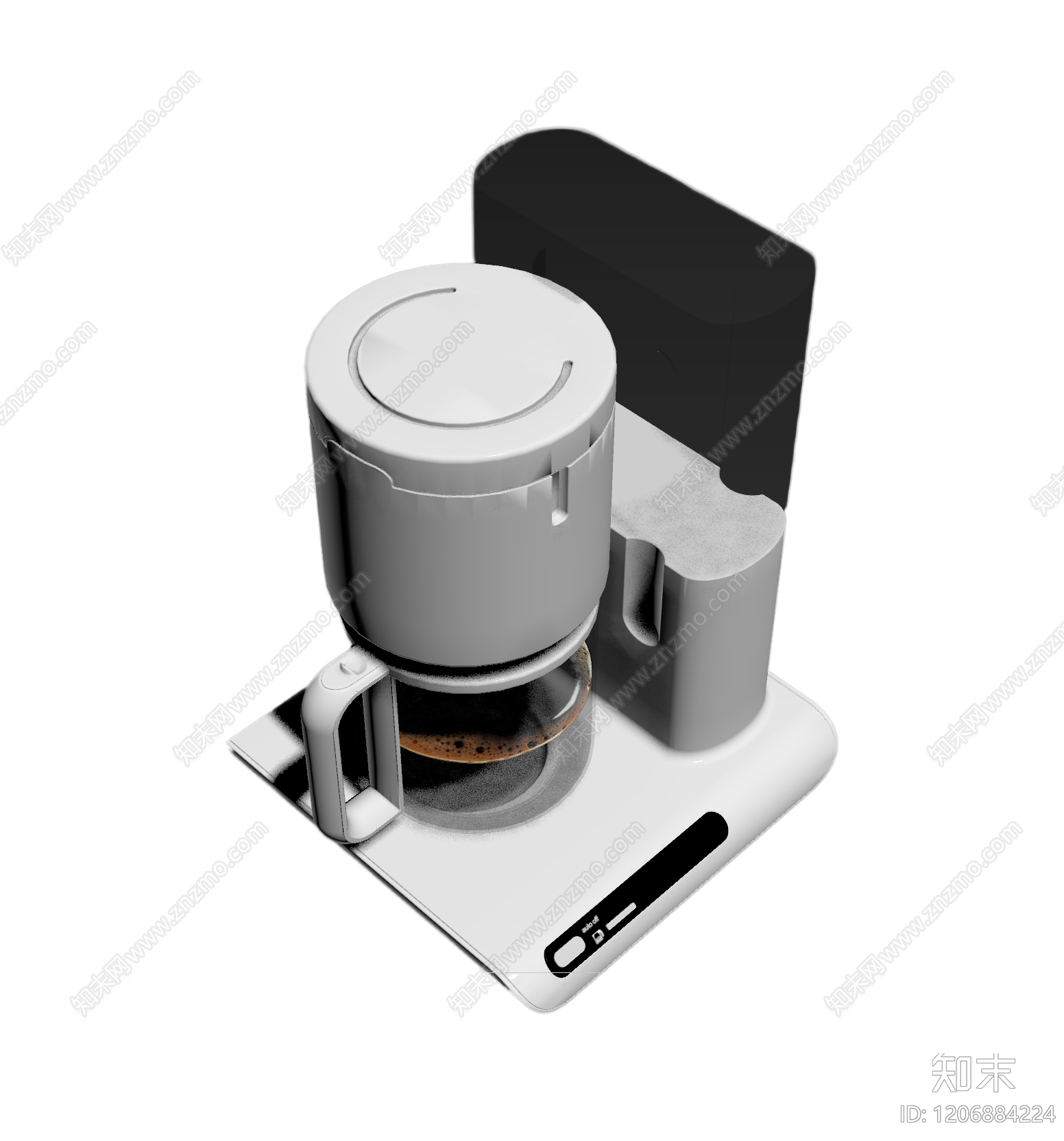 现代咖啡机模型3D模型下载【ID:1206884224】