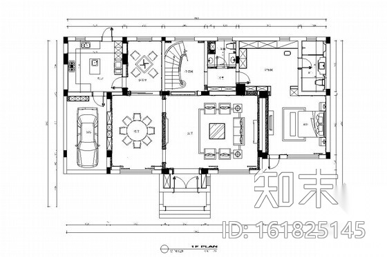 [江苏]学雅芳邻毓秀钟灵中式风格三层别墅装修图cad施工图下载【ID:161825145】