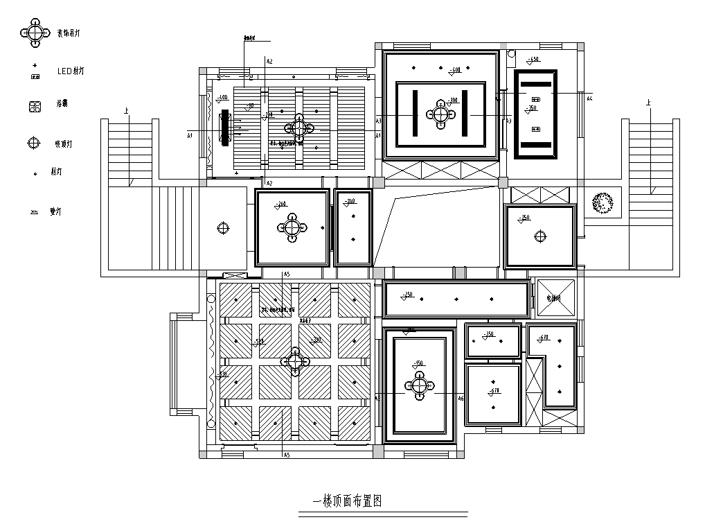 [广东]深圳四层翡翠华庭别墅装修设计施工图施工图下载【ID:180359127】