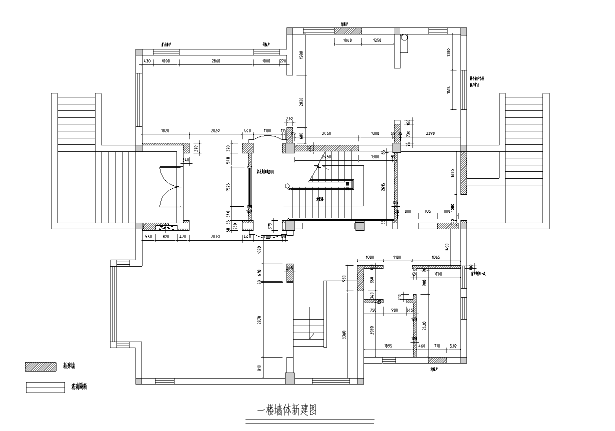 [广东]深圳四层翡翠华庭别墅装修设计施工图施工图下载【ID:180359127】