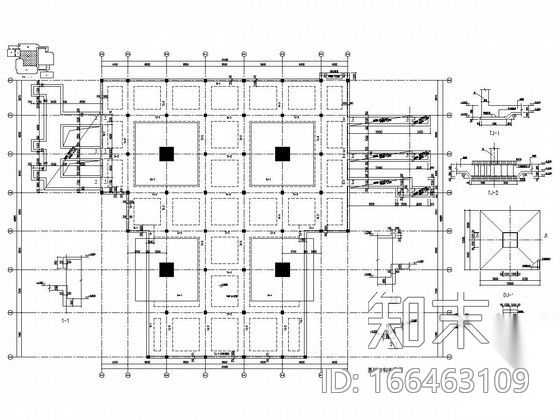 [内蒙古]国宾馆改造初步设计结构图（贝氏建筑事务所设计...cad施工图下载【ID:166463109】