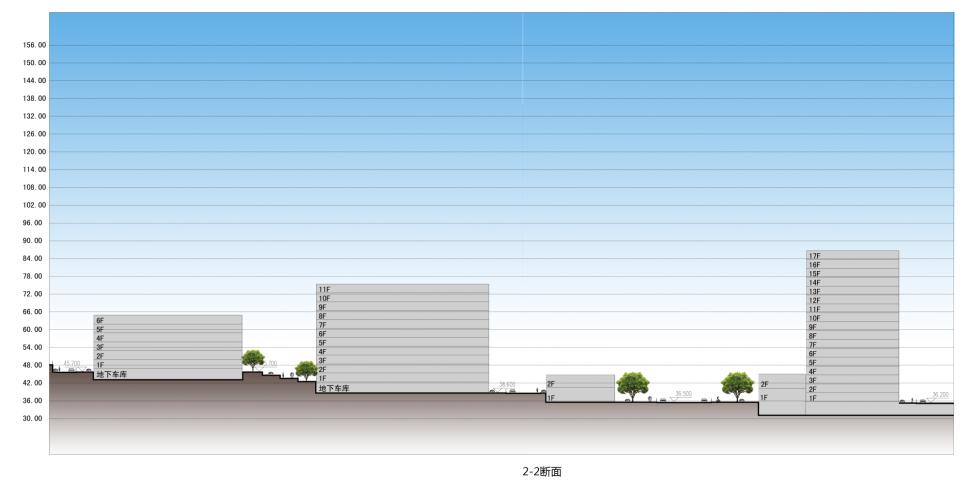 [广东]高层多变造型立面住宅建筑设计方案文本cad施工图下载【ID:166703121】