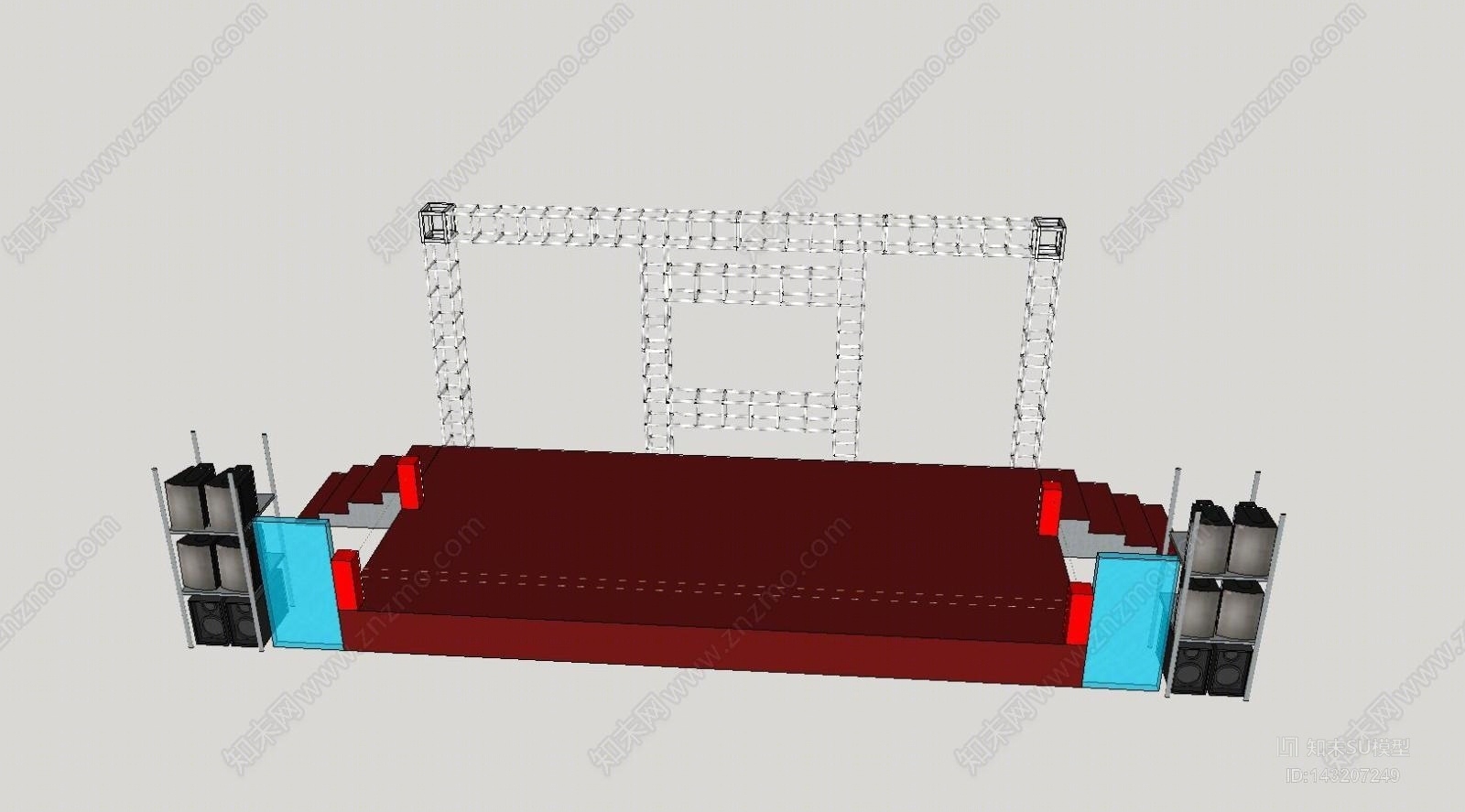 现代娱乐器材SU模型下载【ID:143207249】