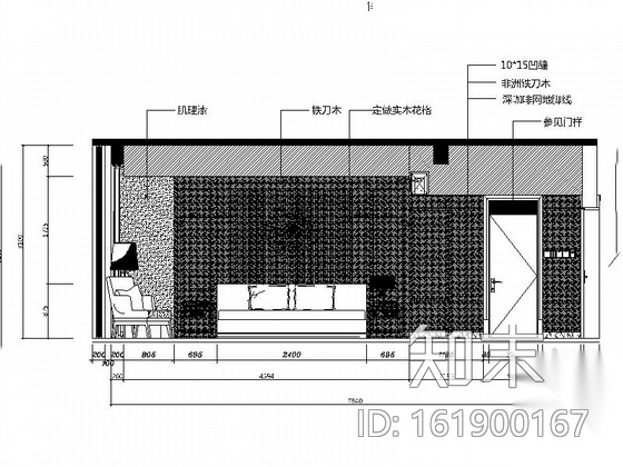 [贵州]高档现代风格度假酒店客房室内设计装修施工图（含...cad施工图下载【ID:161900167】