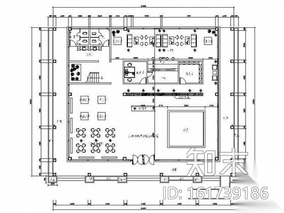 某售楼处装修方案图cad施工图下载【ID:161739186】