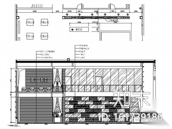 某售楼处装修方案图cad施工图下载【ID:161739186】