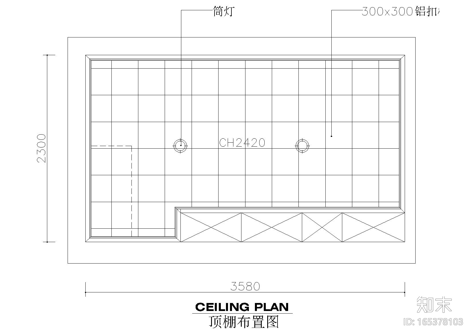 CAD室内设计施工图常用图块之厨房施工图下载【ID:165378103】