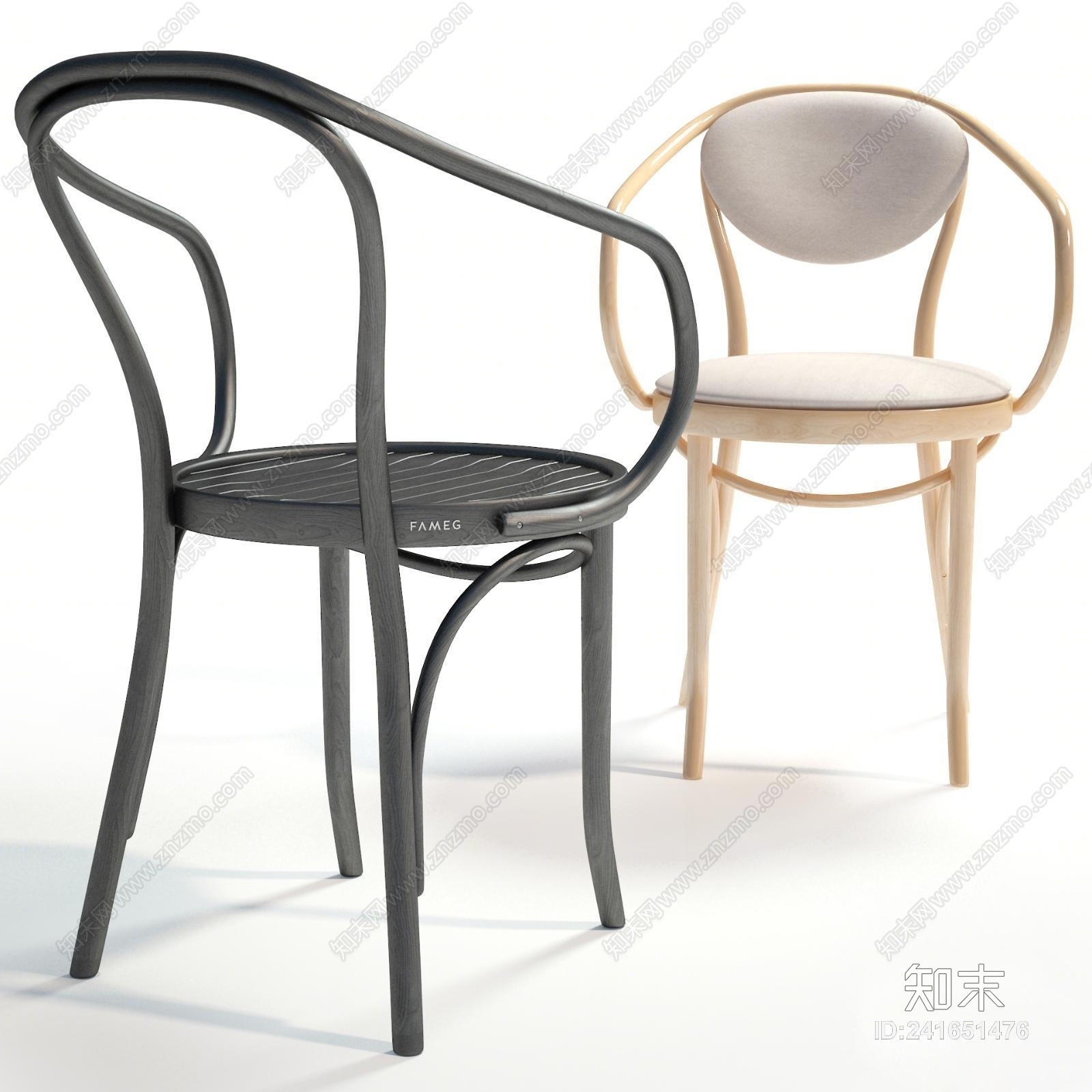 现代单椅模型3D模型下载【ID:241651476】