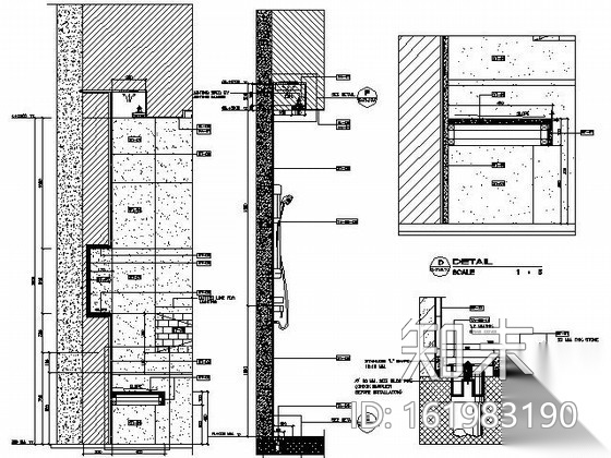 皇冠酒店标准套房施工图cad施工图下载【ID:161983190】