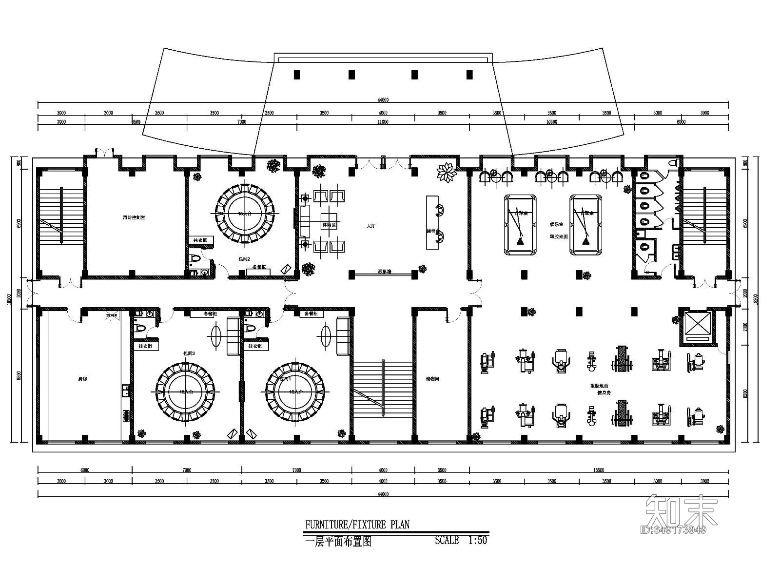 某家具木业办公楼设计水电图cad施工图下载【ID:649173949】