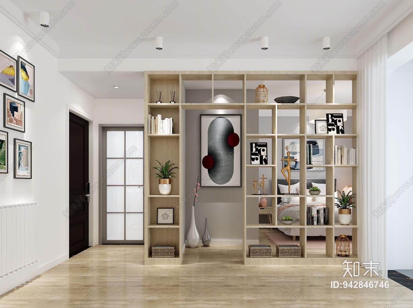 现代小公寓3D模型下载【ID:942846746】