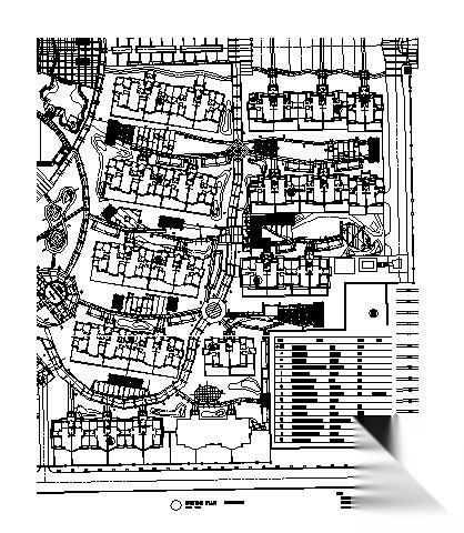 长春某著名楼盘景观局部施工图cad施工图下载【ID:161075145】