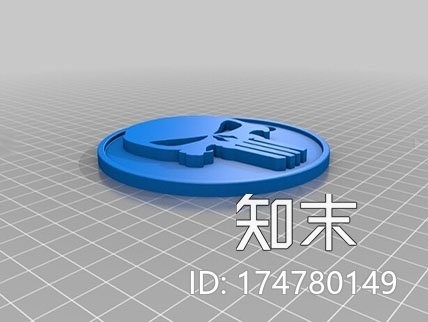 惩罚者钥匙扣3d打印模型下载【ID:174780149】