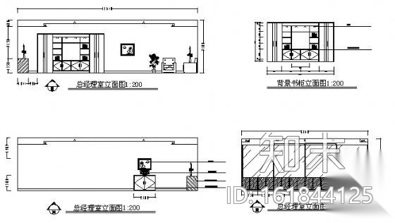 IT办公空间装饰图cad施工图下载【ID:161844125】