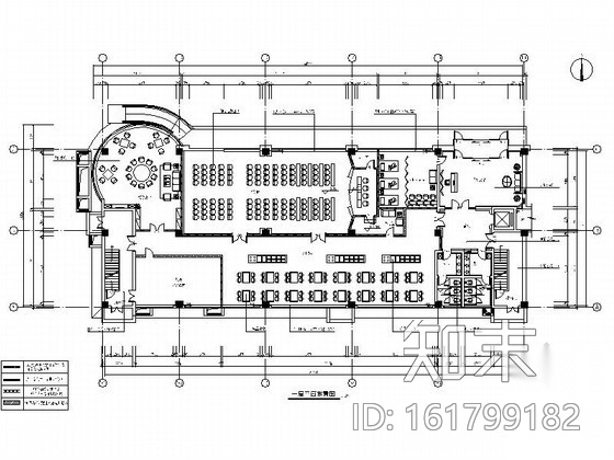 [辽宁]知名集团办公楼装饰设计图cad施工图下载【ID:161799182】