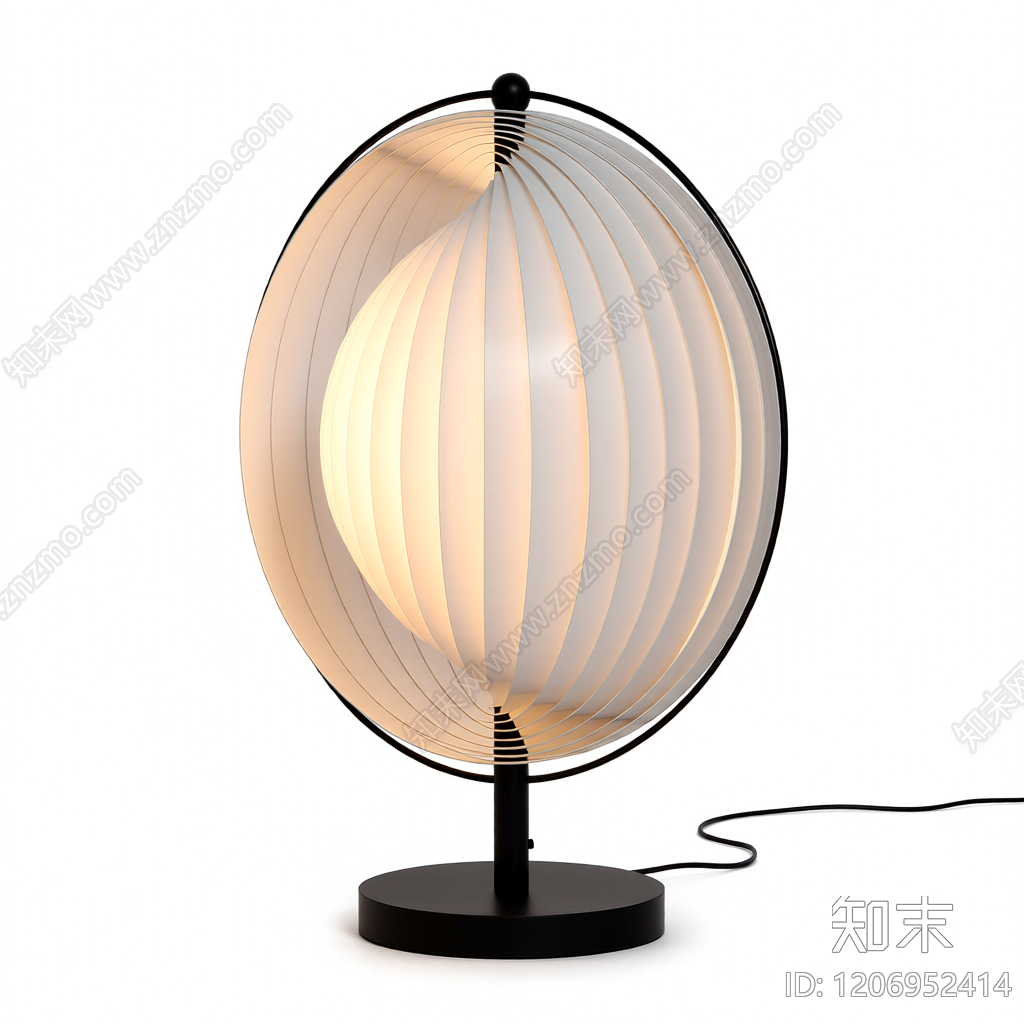 螺旋球形装饰摆件3D模型下载【ID:1206952414】